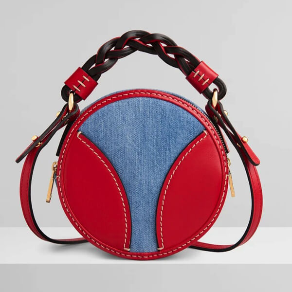 クロエ DARIA メタルピン付 ラウンドミニバッグ 偽物 CHC21SP200D9445D